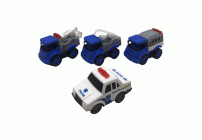 Набор машин  4шт Полицейские службы (303 206)