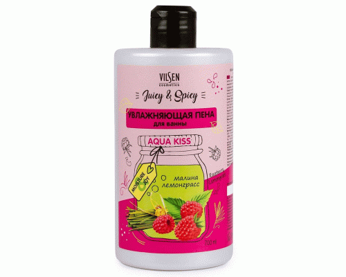 Пена для ванн Vilsen Juicy&Spicy 700мл Малина и Лемонграсс (304 080)