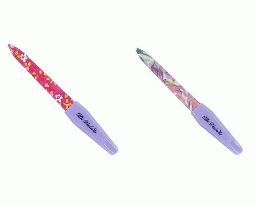 Пилка для ногтей металл 15,3см цветная ручка и полотно (304 067)