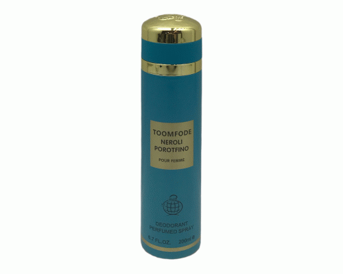 Дезодорант спрей парфюмированный жен. 200мл ToomFode Neroli Porotfino (304 182)