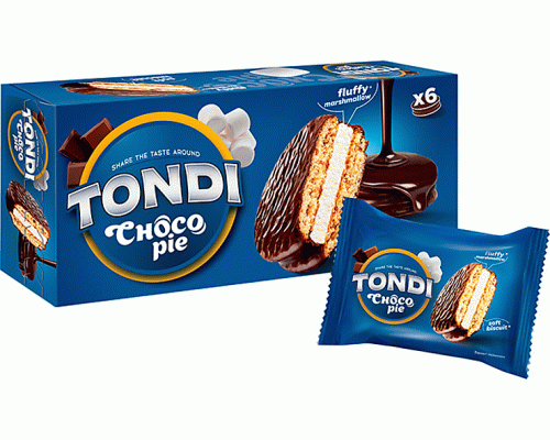 Печенье Tondi Choco Pie 180г 6шт*30г (304 651)