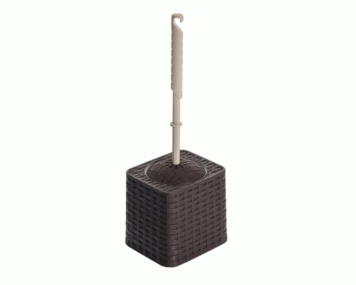 Комплект WC Ротанг квадратный коричневый (304 376)
