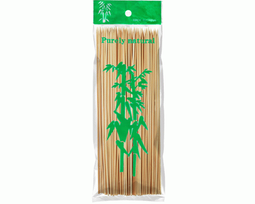 Шампуры деревянные  70шт 25см*0,3см бамбук (304 615)