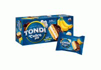 Печенье Tondi Choco Pie 180г банан (304 652)