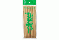Шампуры деревянные 100шт 30см*0,3см бамбук (304 616)