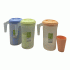 Набор для сока (кувшин 2,4л+4 стакана) пластик  (304 574)