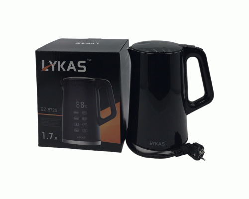 Чайник эл. 1,7л с температурным дисплеем Lykas (305 522)