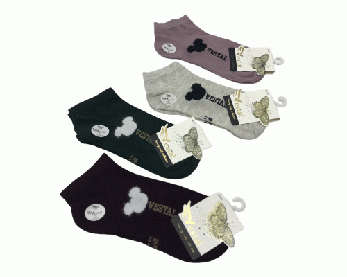 Носки женские р. 36-40 укороченные Vestal (305 045)