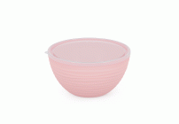 Салатник 2,5л Оазис с крышкой розовый /М8412/ (304 946)