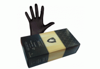 Перчатки нитриловые Safe&Care L черные 100шт (229 940)