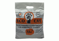Наполнитель комкующийся Eco Cat 7,5л/3,8кг  (304 888)