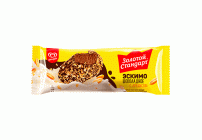 Эскимо Золотой Стандарт Сливочно-шоколадное с арахисом и кукурузными хлопьями 61г БЗМЖ (272 567)