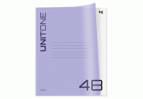 Тетрадь 48л кл. BG UniTone. Neon неон сиреневый, пластиковая обложка /Т5ск48_пл 12470/ (306 392)