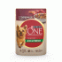 Purina ONE Mini 85г для активных собак с говядиной (297 264)