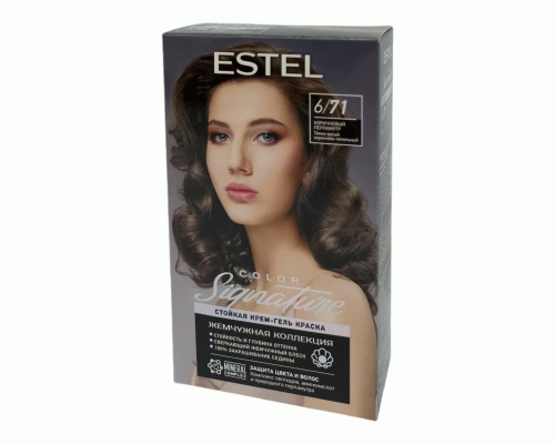 Estel COLOR Signature 6/71 коричневый перламутр (307 419)