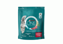 Purina One 750г для взрослых котов и кошек с говядиной и злаками (308 680)