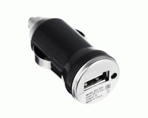 Зарядное устройство USB от прикуривателя 5V-1A, 12-24V (218 660)