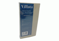 Простыня на резинке 160*200*25см поплин молочный Villata (308 999)