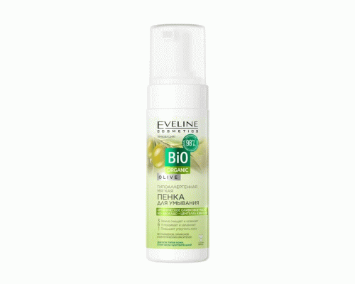 Пенка для умывания Eveline bio organic 150мл гипоаллергенная (309 979)