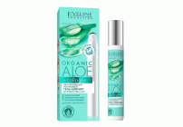 Гель-лифтинг вокруг глаз Eveline Organic Aloe Collagen роликовый 15мл (309 985)