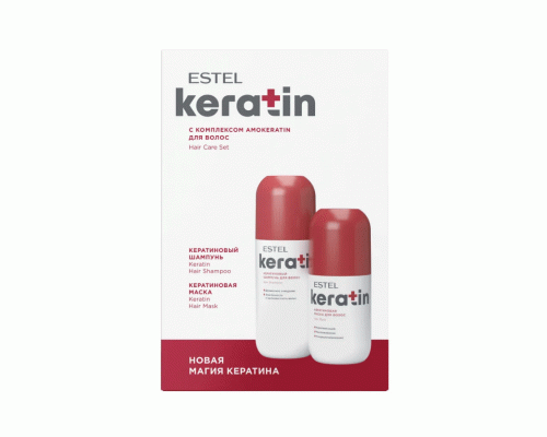 ESTEL KERATIN EK/N Набор для волос (шампунь 400мл, маска для волос 300мл) (309 379)