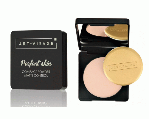 Пудра компактная AV Perfect skin т. 213 розовый беж (312 016)