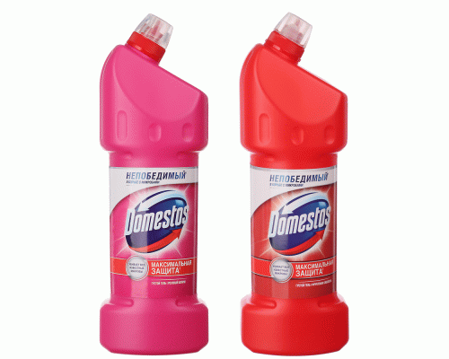 Средство универсальное Domestos Розовый шторм/ Фруктовая свежесть, п/б, 1,35 л (300 316)
