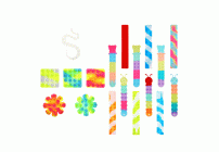 ИГРОЛЕНД Антистресс липучка, силикон, 8-26см, 7 дизайнов (294 053)