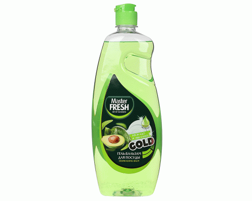 Гель-бальзам для мытья посуды Master FRESH авокадо и эвкалипт п/б, 1000мл (308 893)
