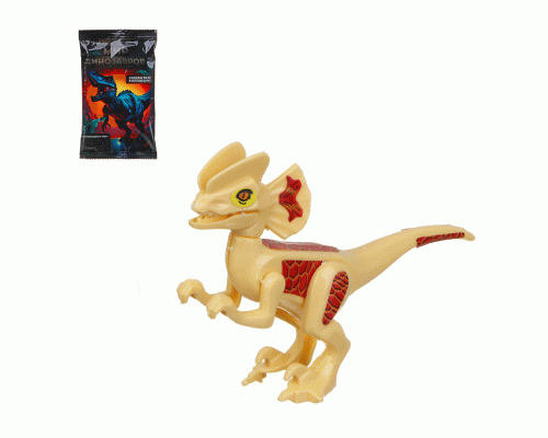 ИГРОЛЕНД Конструктор Мир динозавров, ABS, 9.5х15см, 5 дизайнов (306 195)