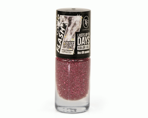 Лак для ногтей TF Color Gel Flash 8мл т. 357 Красная вспышка (311 420)