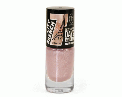 Лак для ногтей TF Color Gel City French 8мл т. 362 Светло-розовый с шиммером (311 426)