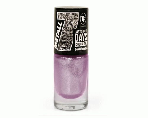 Лак для ногтей TF Color Gel Metall 8мл т. 342 Аметистовый хром (311 430)