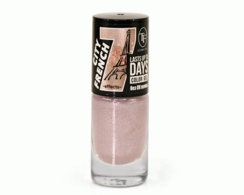 Лак для ногтей TF Color Gel City French 8мл т. 363 Нюдовый с шиммером (311 433)