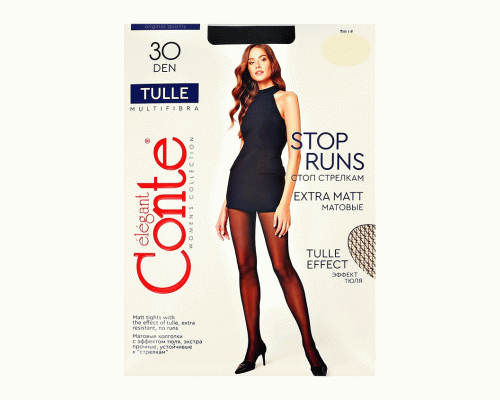 Колготки Conte Elegant Tulle 30 (grafit 3) (311 405)