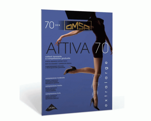 Колготки OMSA Attiva 70 (nero 6) (312 300)