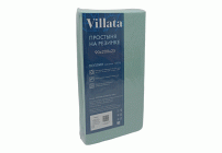 Простыня на резинке  90*200*25см поплин минт Villata (309 913)