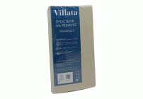 Простыня на резинке 180*200*25см поплин молочный Villata (309 914)