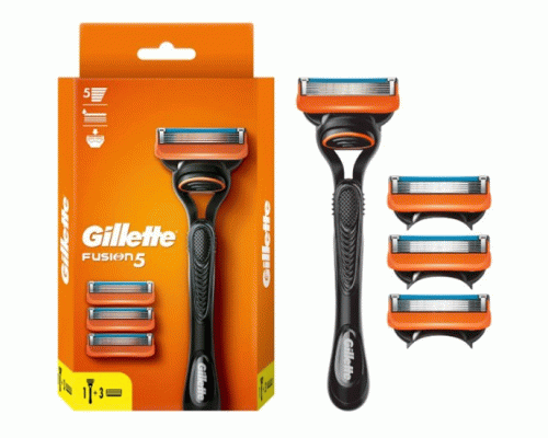 Станок для бритья Gillette Fusion 4 сменные кассеты (313 448)