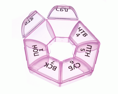 Контейнер для таблеток Неделька (211 135)