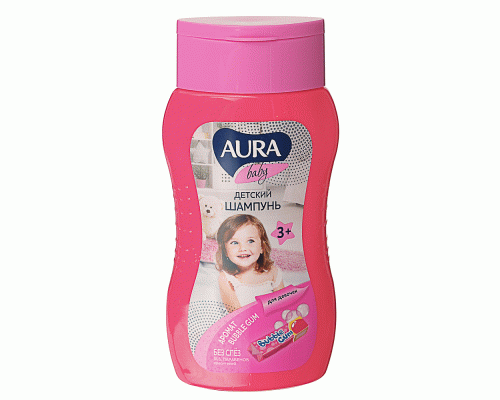 Шампунь детский AURA Baby 200мл для девочек 3+ (255 742)