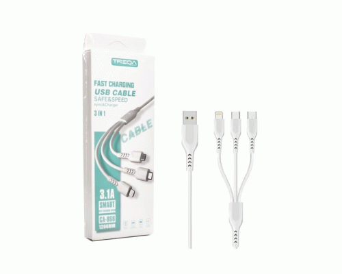 Кабель USB 3 в 1 Fast Charge /CA-868/ (313 221)