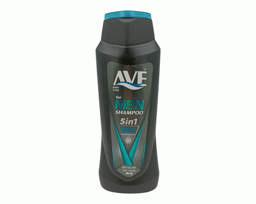 Шампунь-гель мужской AVE 400мл 5 в 1 (314 314)