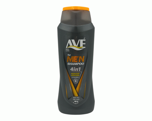 Шампунь-гель мужской AVE 400мл 4 в 1 (314 315)