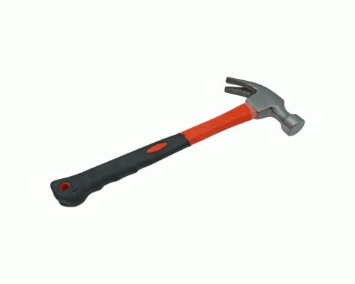 Молоток-гвоздодер 250г пластиковая рукоятка /250G/ (314 235)