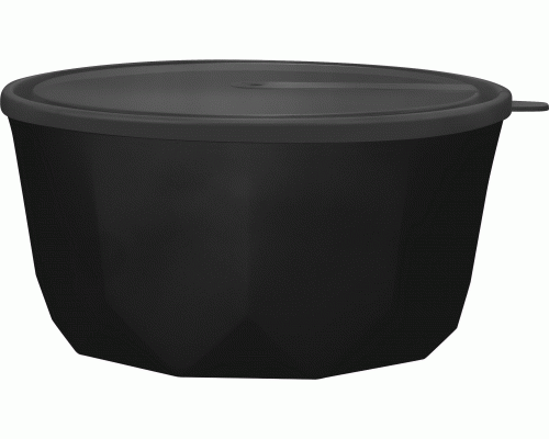 Салатник 3,1л Plast Team BLACK с крышкой (316 308)