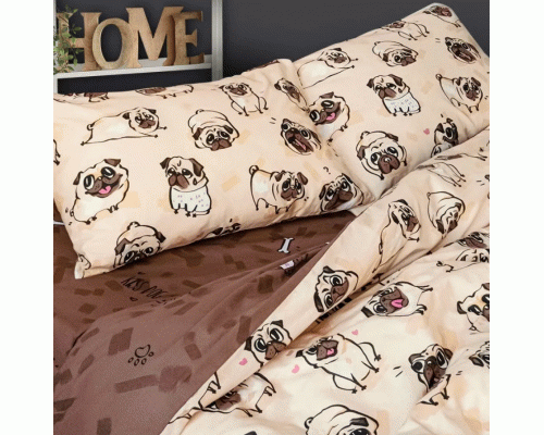 КПБ 2-ный поплин Uniqcute наволочки 50*70 /70584/1/ (316 223)