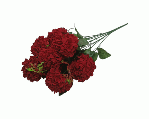 Букет Гортензия  7 веток 7 голов h-60см (316 649)
