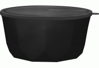 Салатник 3,1л Plast Team BLACK с крышкой (316 308)