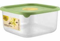 Контейнер для продуктов 0,8л с гибкой крышкой, квадратный Sugar&Spice Vanilla фисташка (316 115)